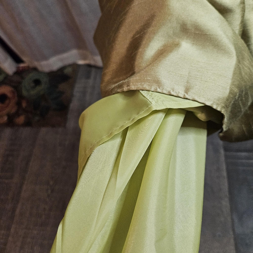 Jessica Howard olive green, no sleeve dress with belt Only. - Picture 9 of 15